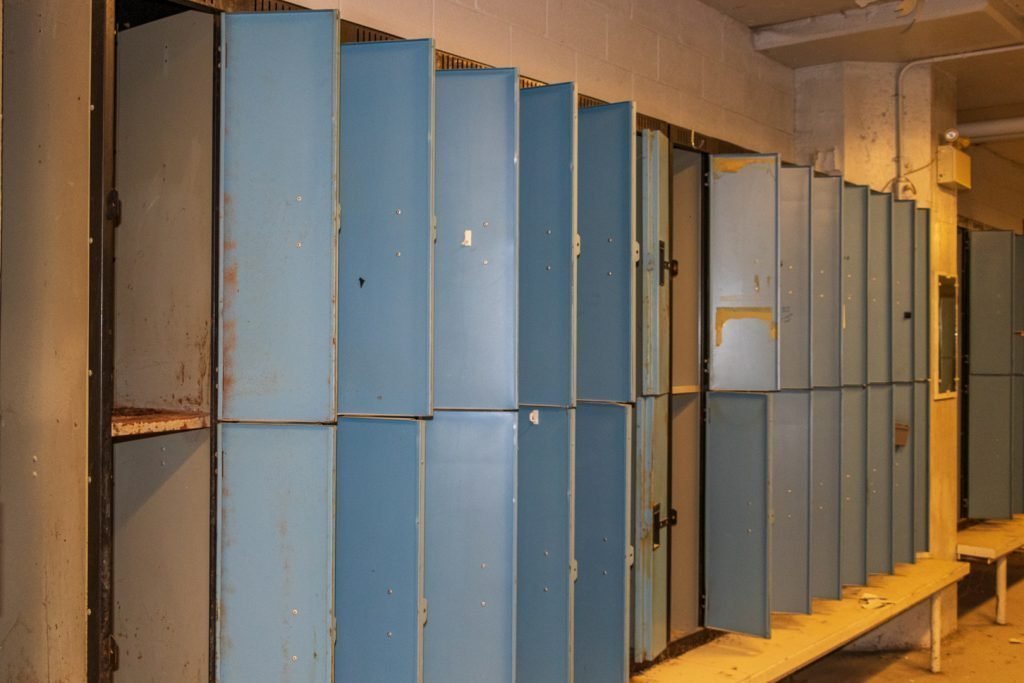 Robin Hood Mill employee locker room