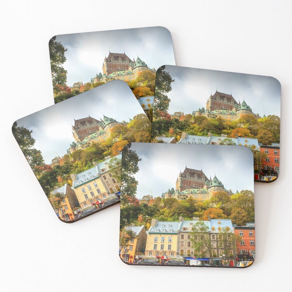 Chateau Frontenac coasters
