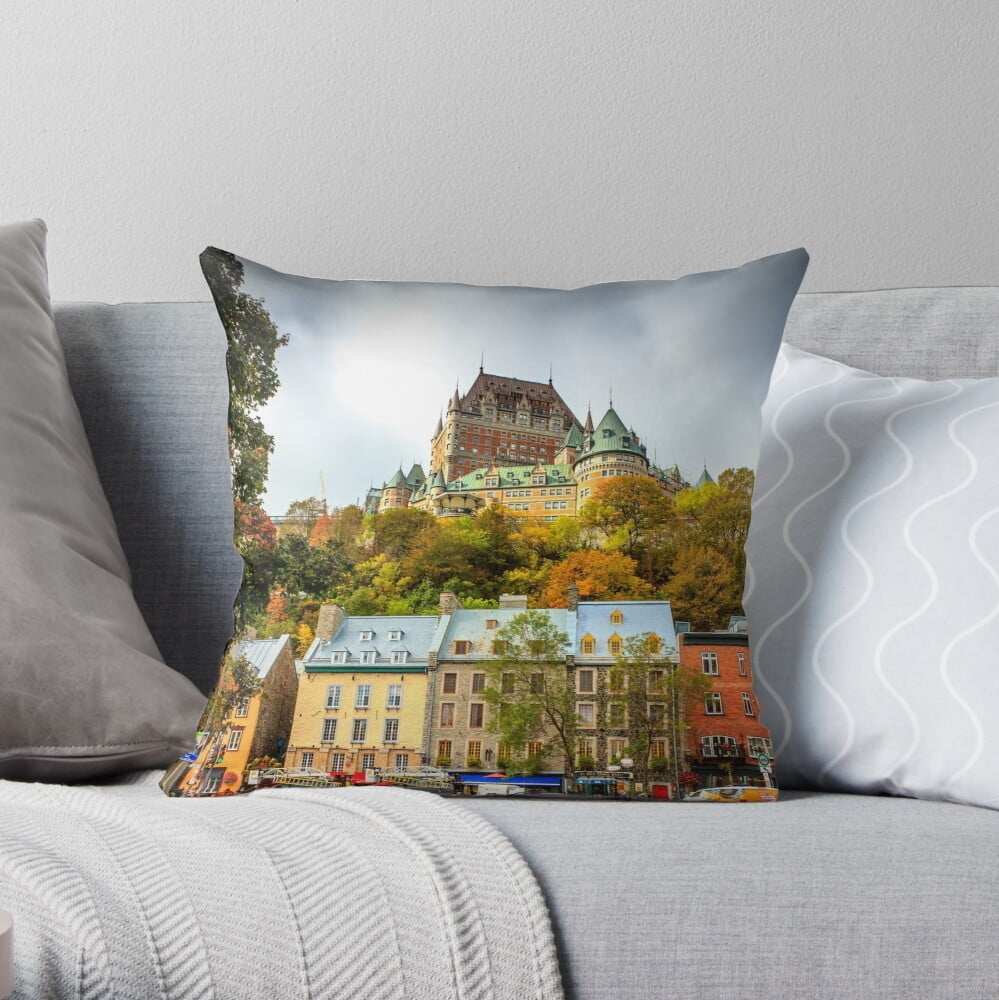 Chateau Frontenac throw pillow