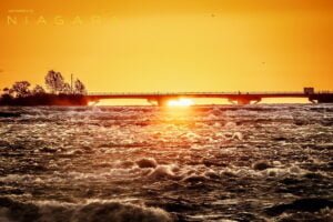 Photo of sunrise at Niagara Falls