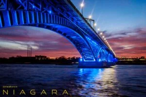 Peace Bridge at Sunrise