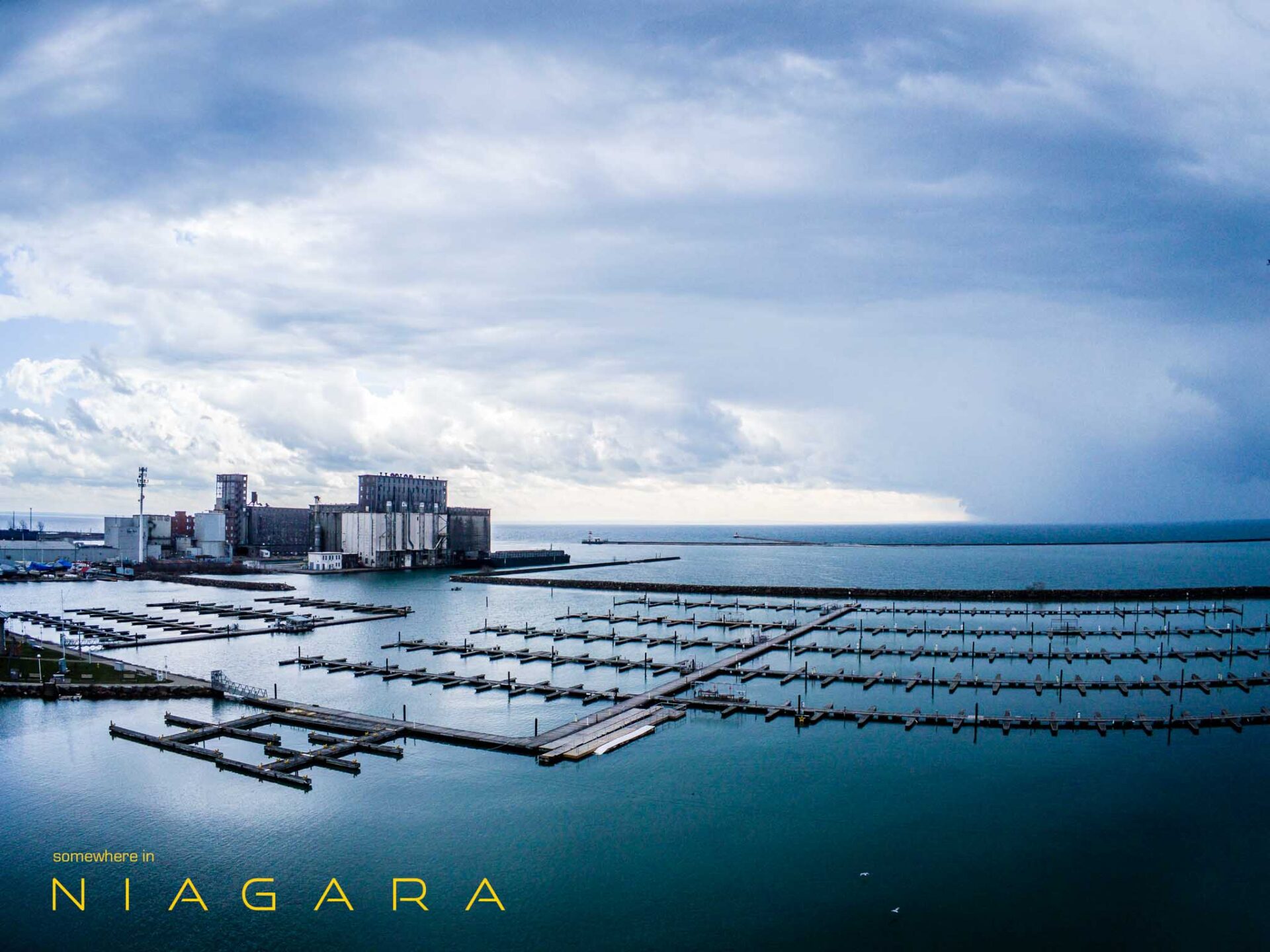 Sugarloaf Marina from the air