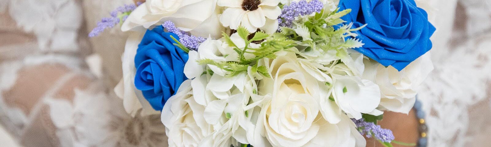 Bride with bouquet