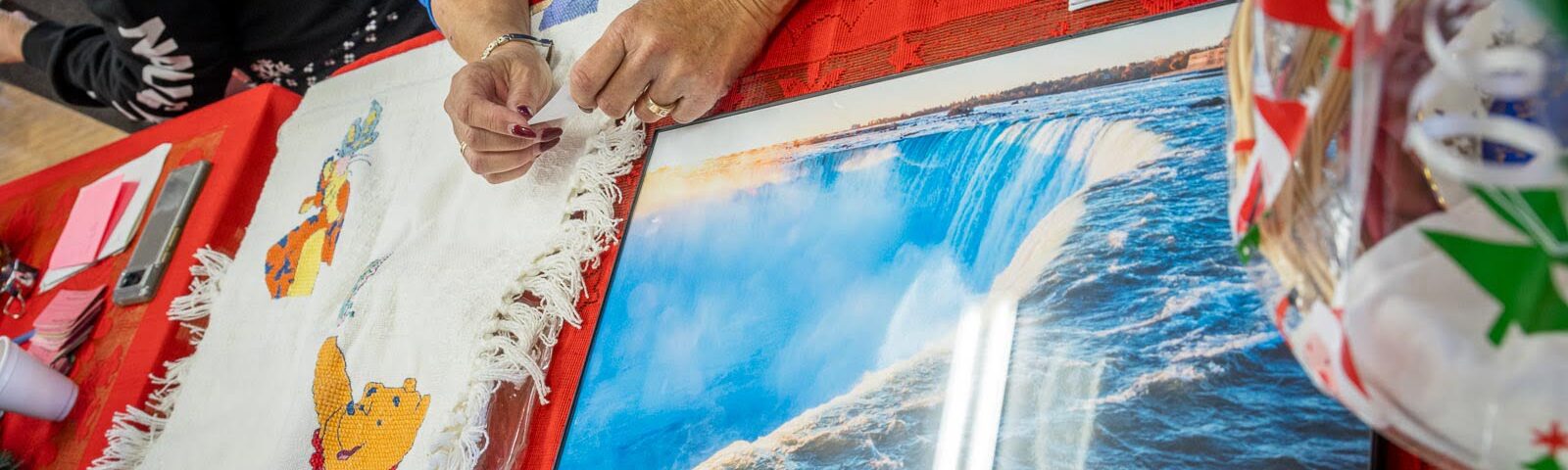 Framed print of sunrise over Niagara Falls, from Somewhere In Niagara.
