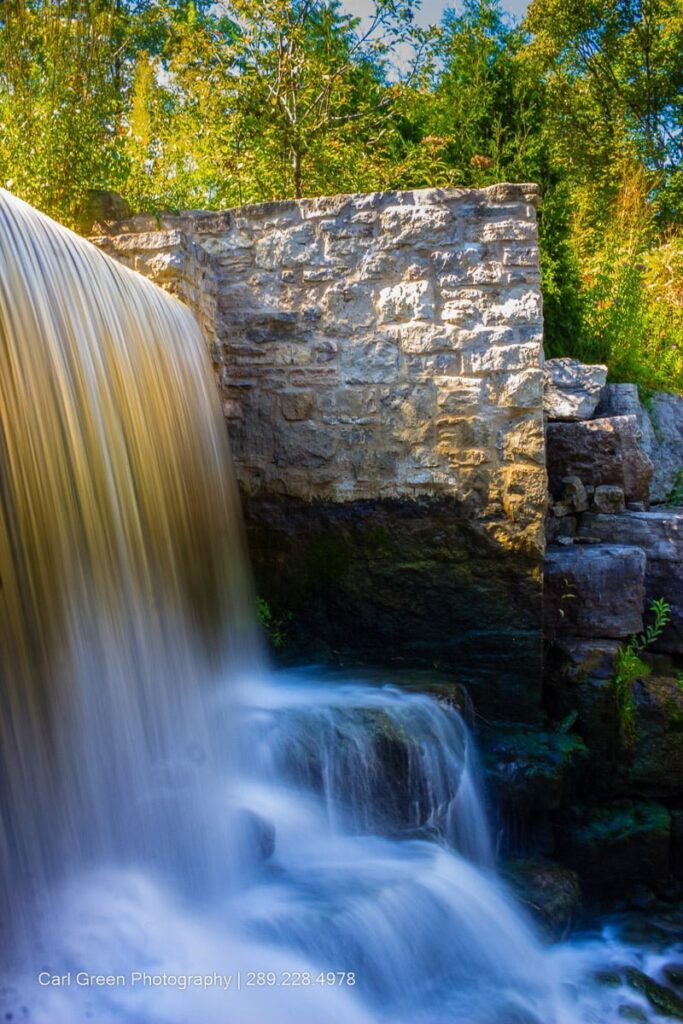 Ancaster Mill waterfall