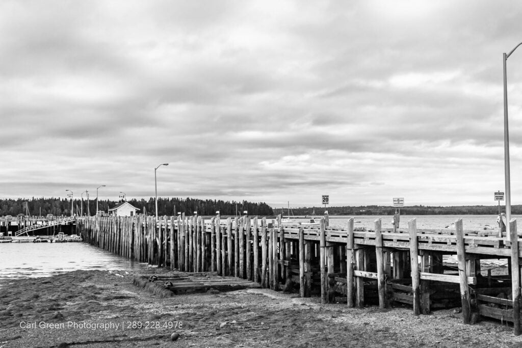 The harbour docks, St. Andrews, New Brunswick, Canada.