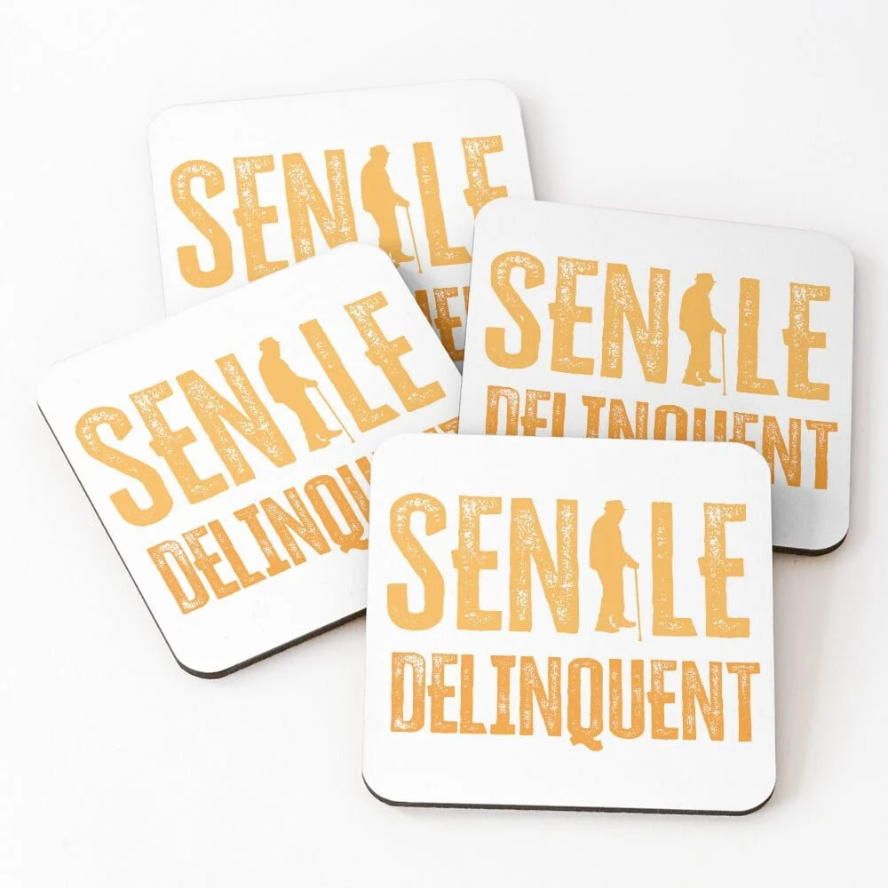 Senile Delinquent - Coasters