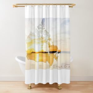 Life In Canada - Lighthouse Shower Curtain