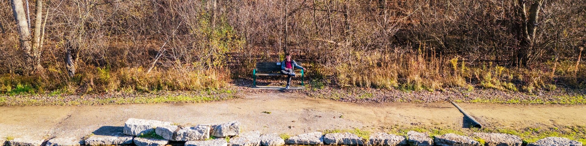 Dronie at the St. John's Conservation area.