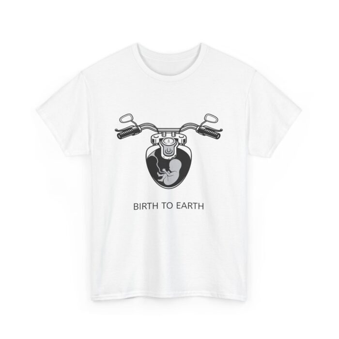 Birth To Earth - Unisex Heavy Cotton Tee - Image 3