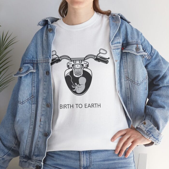 Birth 2 Earth - Unisex Heavy Cotton Tee - Image 3