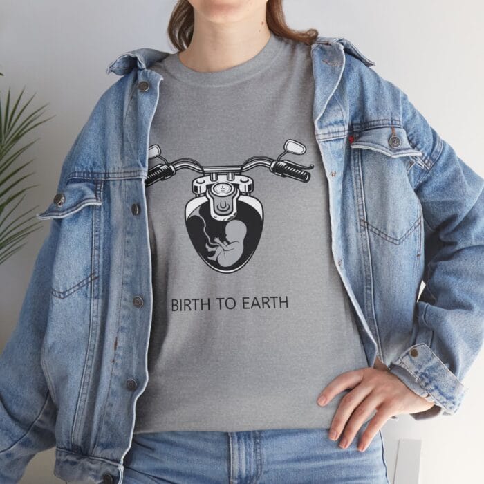 Birth 2 Earth - Unisex Heavy Cotton Tee - Image 5