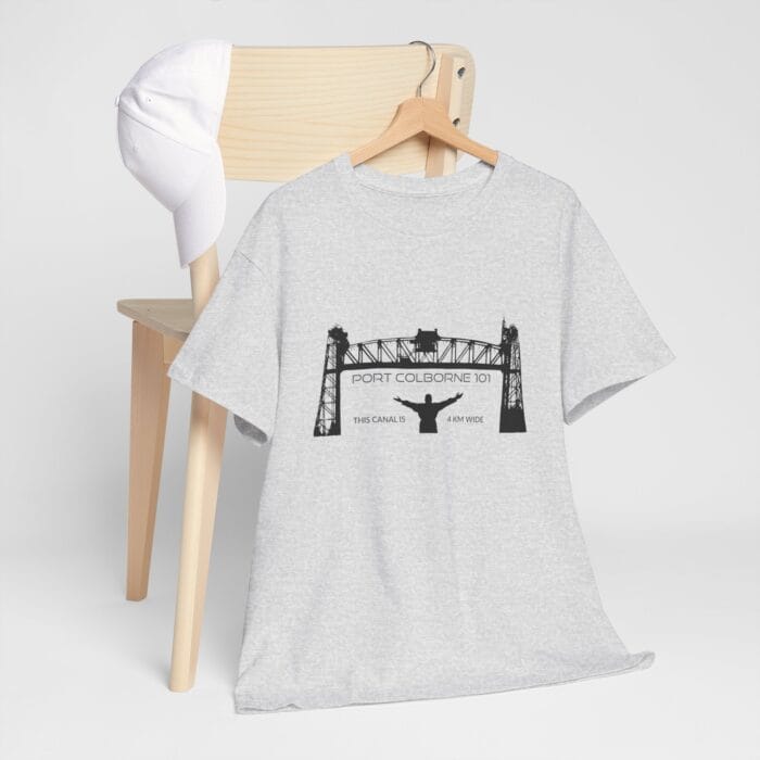 Port Colborne 101: Wide Canal - Unisex Heavy Cotton Tee