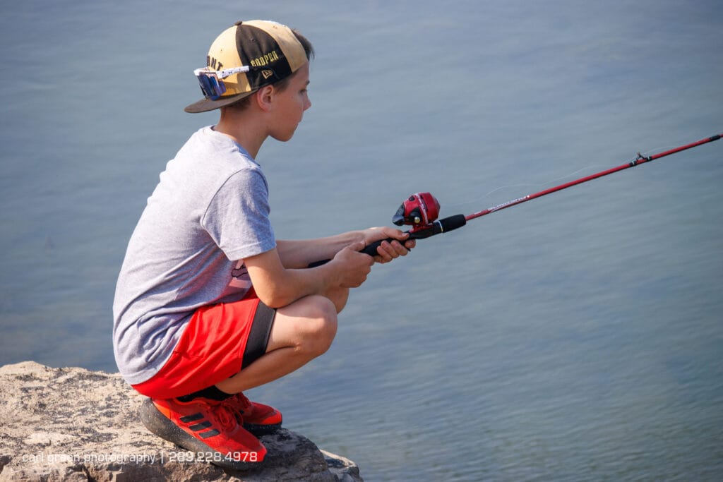 At the Kids fishing dervy 2025