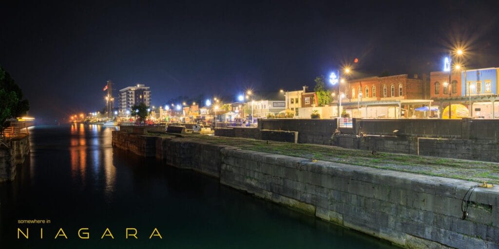 Port Colborne at night
