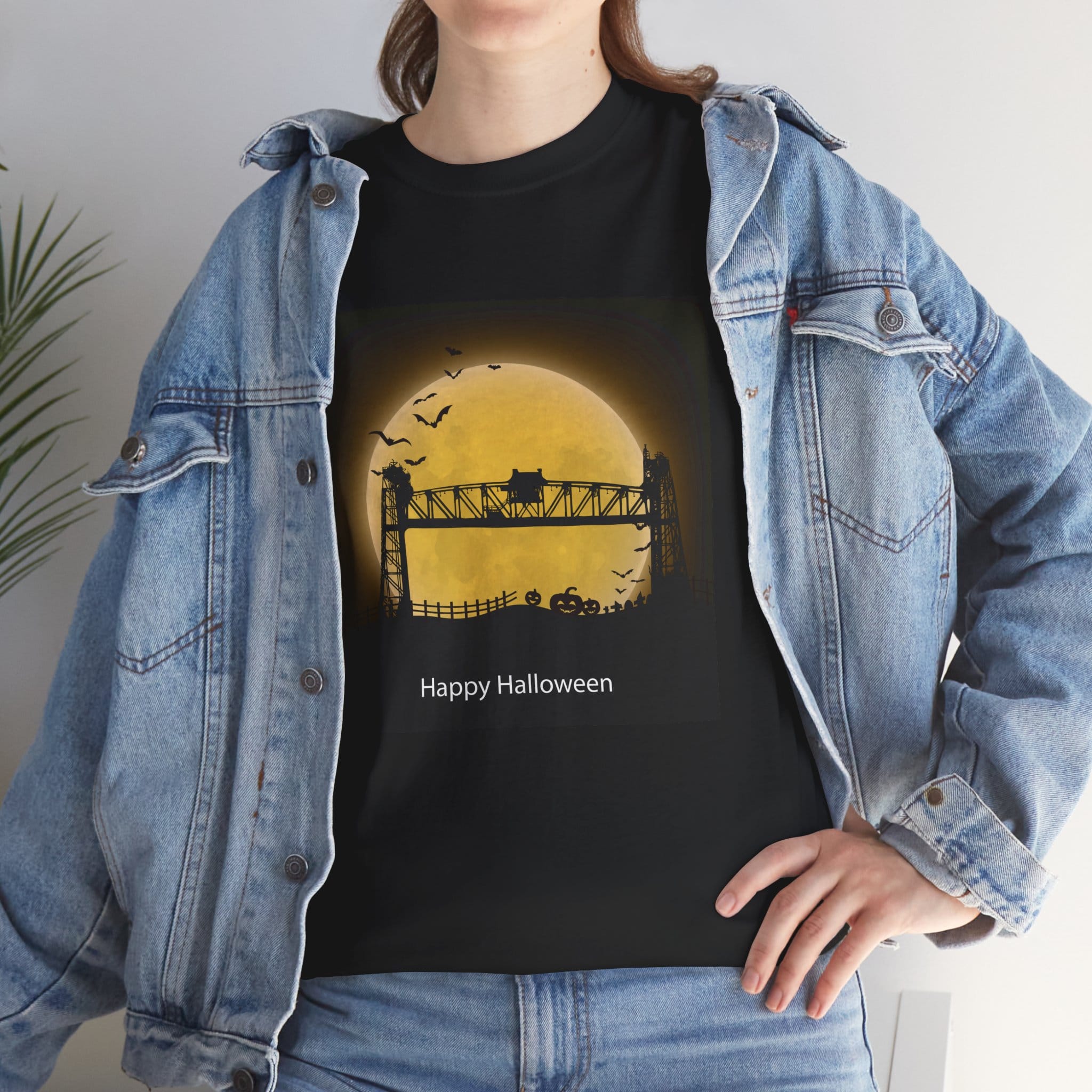 Bridge 21 Halloween Themed Unisex Heavy Cotton Tee - Image 4