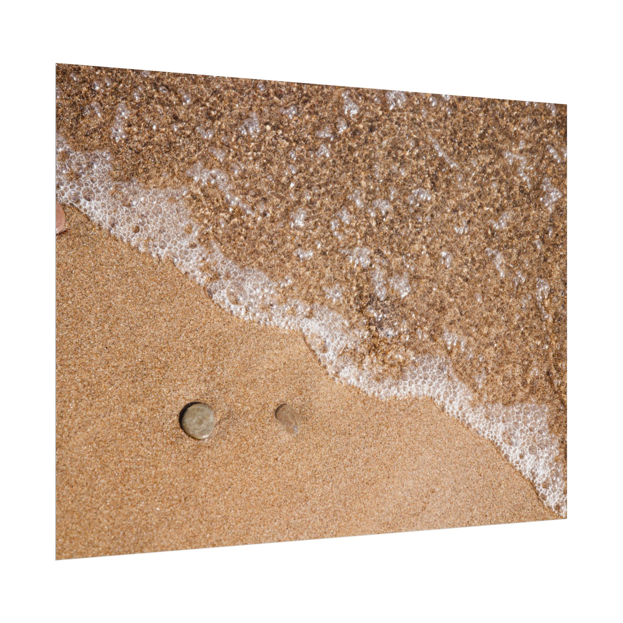 Beach Sand & Sea Foam Rolled Poster — Coastal Wall Art Print - Image 67